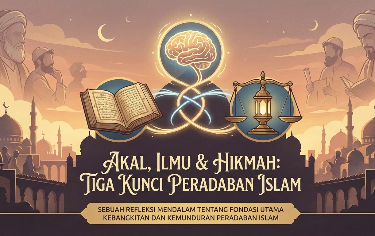 Akal, Ilmu Dan Hikmah: Tiga Kunci Peradaban Islam