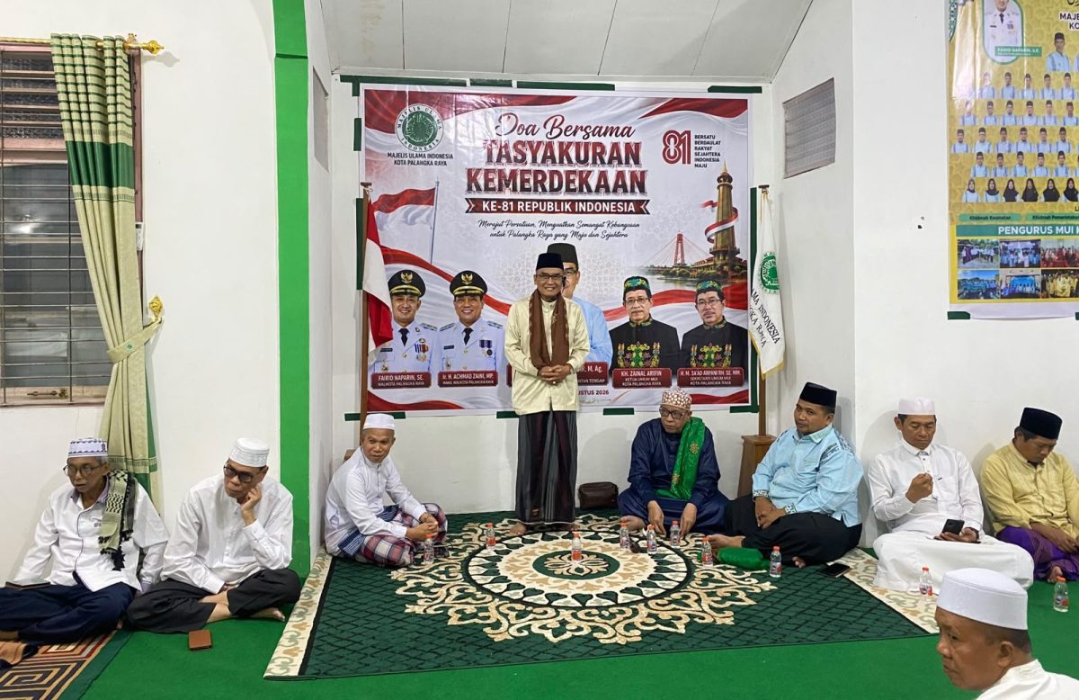 MUI Palangka Raya Gelar Tasyakuran Kemerdekaan Republik Indonesia